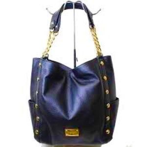 Michael Kors Delancy Tote Navy Large EUC PURSE